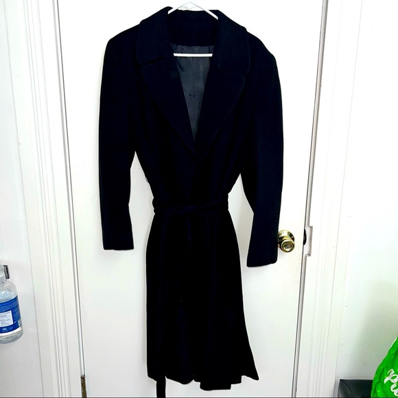 100% Pure Cashmere Coat Size 10 Jennifer Tyler Palm Beach Estate - Picture 6 of 6
